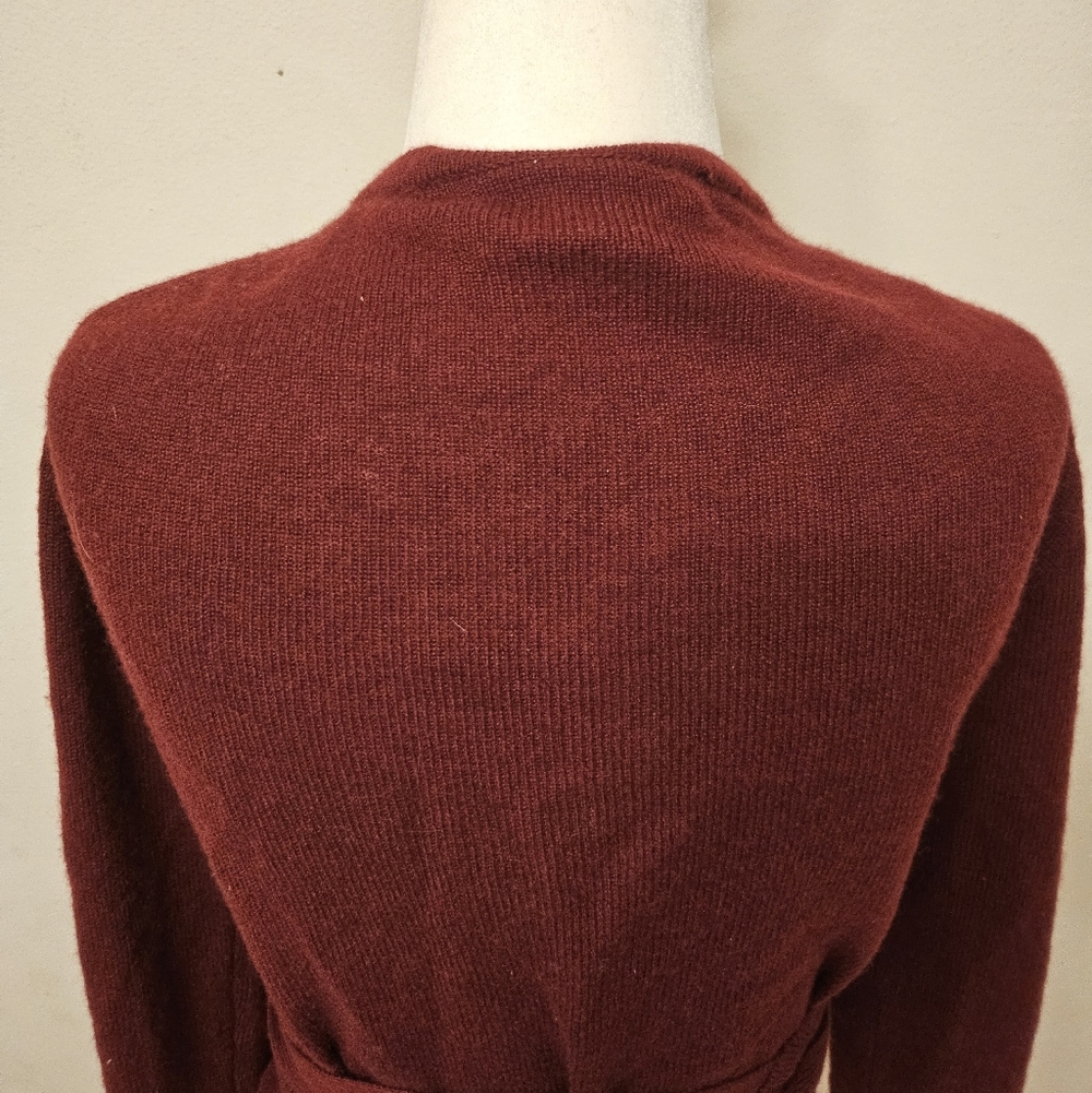 360 Cashmere Cropped Wrap Top - Picture 3 of 5